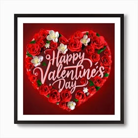 Happy Valentine's Day 8 Art Print