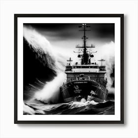 Stormy Seas Art Print