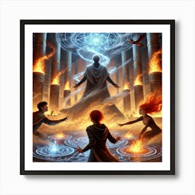 Ignis Luporum Episode 1 Scene Art Print