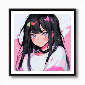 Anime Girl 9 Art Print