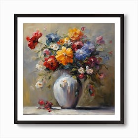 Flowers In A Vase 1 Art Print