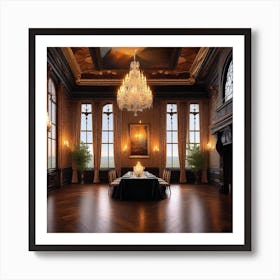 Fancy Ballroom Art Print