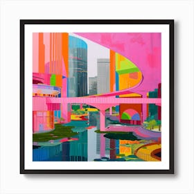 Abstract Park Collection Umeda Sky Building Floating Gardens Osaka Art Print