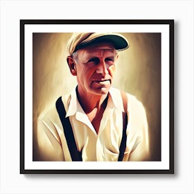 Old Farmer 1 Art Print