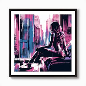 City Life. NY 2 Art Print