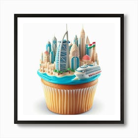 Dubai Cupcake 3 Art Print