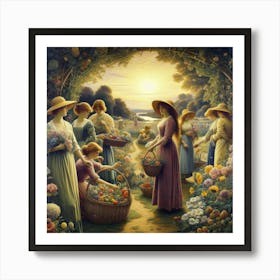 Garden Of Flowers 8 Art Print