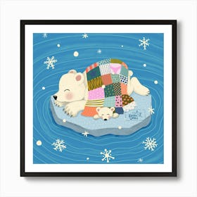 Polar Nap Art Print