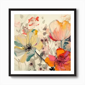 Bloom And Bliss 17 Art Print