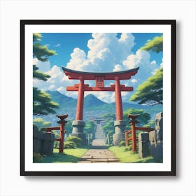 Torii Gate Art Print