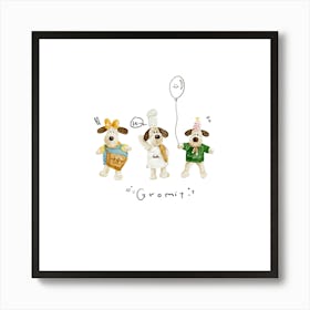 Groom Art Print