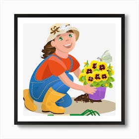 Gardener 5142172 1280 1 Art Print