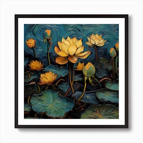 Lotus Flower 25 Art Print