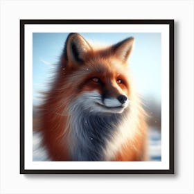 FOXY-FOX Art Print