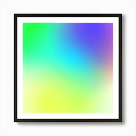 Abstract Background In Pastel Colors Art Print