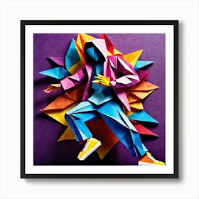 Origami Dancer 70 Art Print