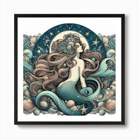 Mermaid 13 Art Print