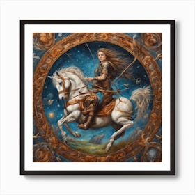 Sagittarius the Archer Art Print