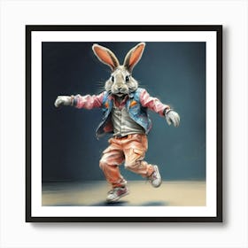 Bunny Dancer 1 Art Print