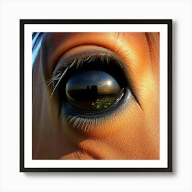 Horse'S Eye 7 Art Print