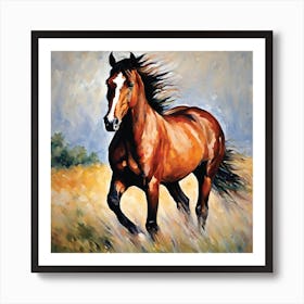 Horse Galloping 15 Art Print