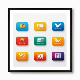 Collection Of Digital Payment Icons Key For An Online Retail Business Seamlessly Blending In With (4) Art Print