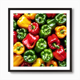 Colorful Peppers 19 Art Print