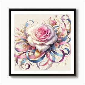 Pink Rose 4 Art Print