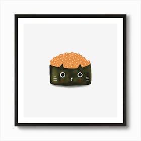 Kawaii Cat Art Print