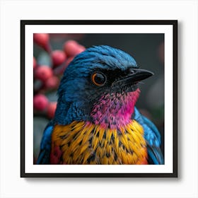 Colorful Bird 6 Art Print