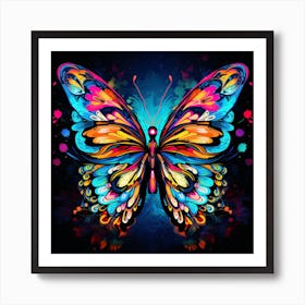 Maraclemente Patterned Butterfly Neon Colors 43 Full Page No Ne 7783a1f5 Fffb 47fa 9a97 159dae27f18f Art Print