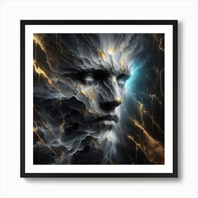 Lightning In The Sky Art Print