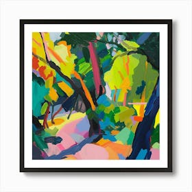 Abstract Park Collection St Stephens Green Dublin 1 Art Print