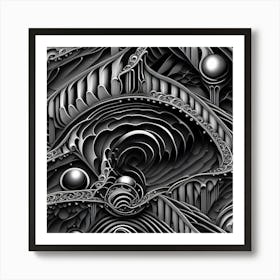 Abstract Fractal Art Print