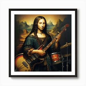 Mona Hendrix Sq Art Print