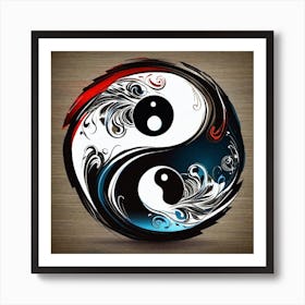 Yin Yang 41 Art Print