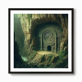 Entrance To The Cave Art Print