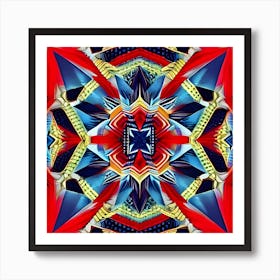 Abstract Psychedelic Art 1 Art Print