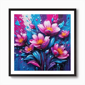 Lotus Flowers 1 Art Print