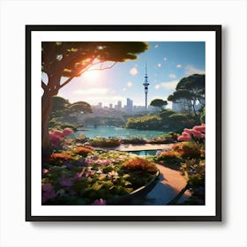 Auckland Botanic Gardens New Zealand Art Print