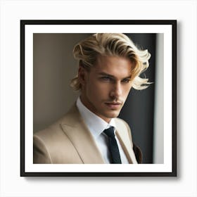 Portrait Of A Young Man 1 Art Print