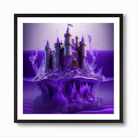 Purple Castle Art Print