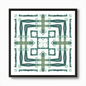 Ethnic Pattern Abstraction From Lines 3 Art Print