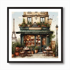 Old Paris By Csaba Fikker 48 Art Print