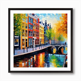 Amsterdam Canal 3 Art Print