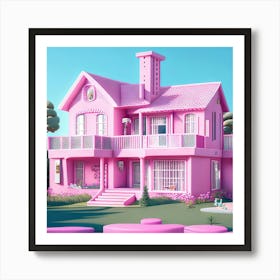Barbie Dream House (75) Art Print
