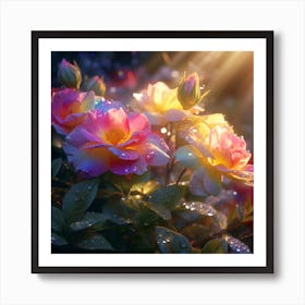 Roses In The Sun Art Print