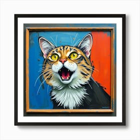 Cat'S Face Art Print