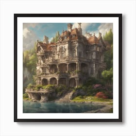 206863 A Big House In A Wonderful Place 4k Art Print