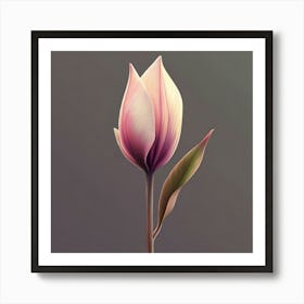 Floral Art 0006 Floral 0009 Floral Botanical 0011 Bp6586 Imagine An Orchid Bud In Its Closed Stage With Delicat 964b918 Art Print